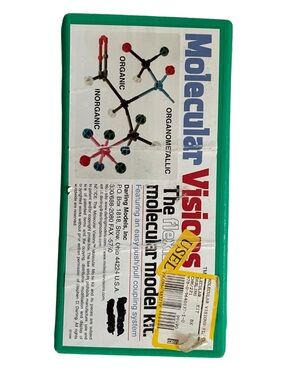 Molecular Visions Flexible Molecular Model Kit - Green/White/Red/Blue/Black